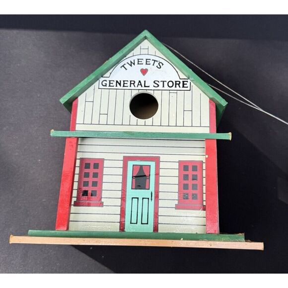 LIDCO Treetown "Tweet's General Store" Bird House Chickadee Wren Nuthatch - Picture 7 of 9